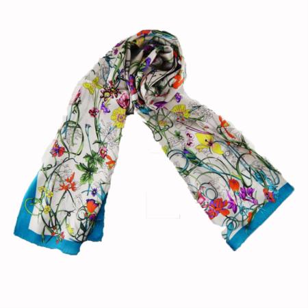 锦墨年华 优雅系列长丝巾淘礼巴巴