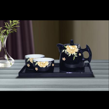 艳色馨香 四件套茶具淘礼巴巴