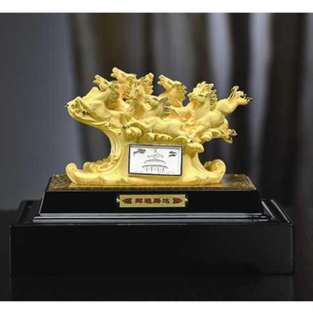 辉煌腾达 绒沙金 摆件淘礼巴巴