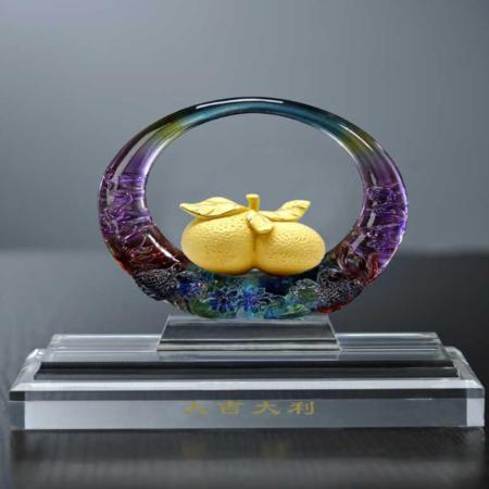 大吉大利绒沙金摆件淘礼巴巴