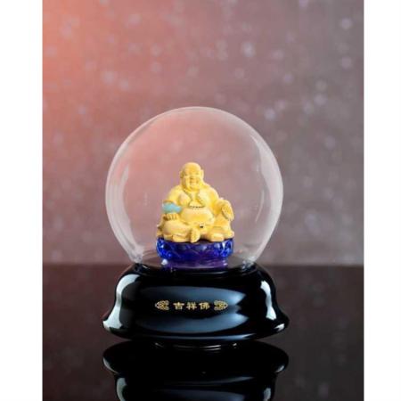 吉祥佛绒沙金摆件淘礼巴巴