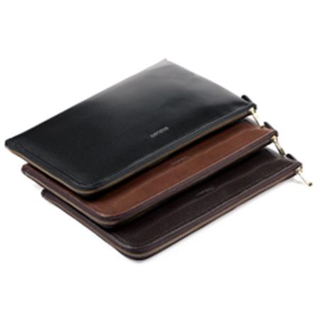 托斯卡尼/TOSKANY  十字纹皮文件袋淘礼巴巴