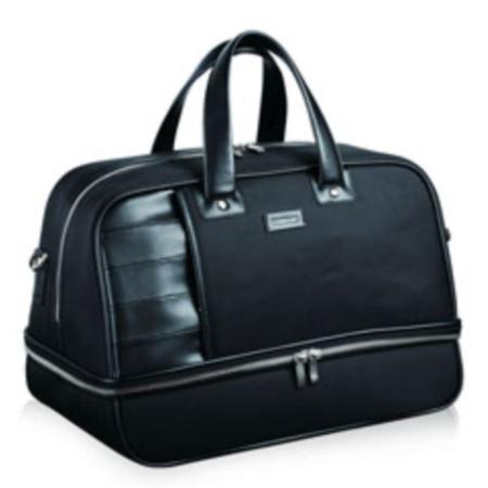 托斯卡尼/TOSKANY  防水布配皮手提旅行包淘礼巴巴