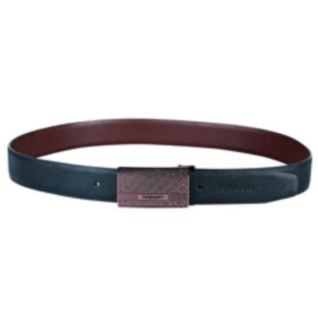 托斯卡尼/TOSKANY  布纹皮 皮带淘礼巴巴