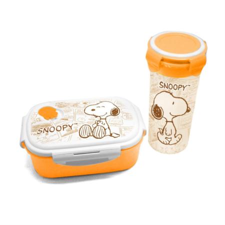 SNOOPY漫画饭盒水杯组