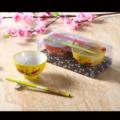 手绘陶瓷碗+竹筷