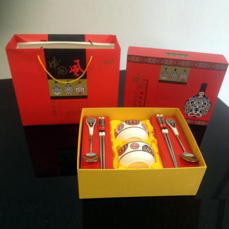 中国风脸谱餐具6件组淘礼巴巴