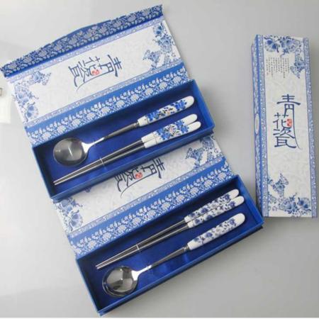 新青花瓷大两件组淘礼巴巴