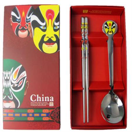 脸谱（勺筷）两件组淘礼巴巴