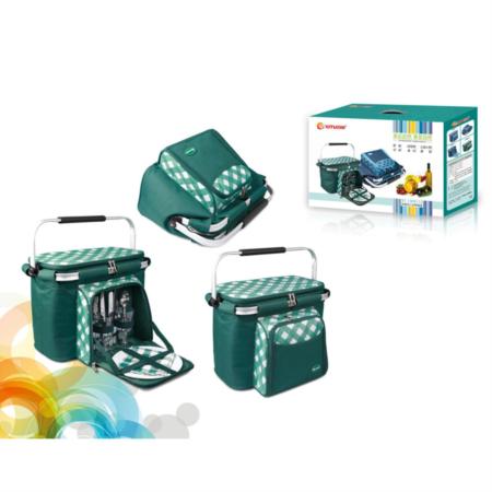 手提双人份野餐篮淘礼巴巴