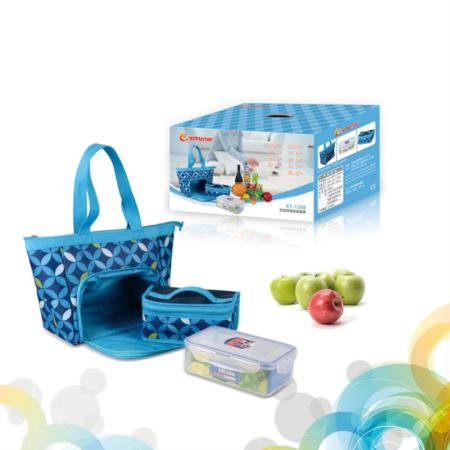 双层保温饭盒套装淘礼巴巴