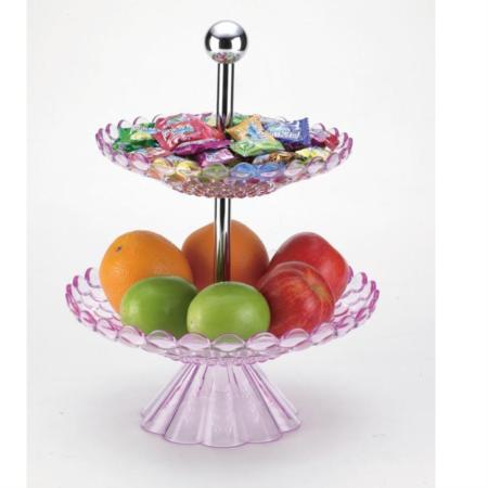 时尚两层果盘淘礼巴巴