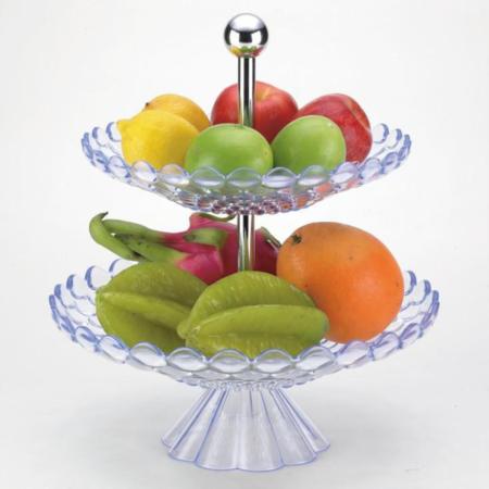 时尚两层果盘淘礼巴巴