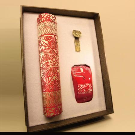 剪纸花样三件套淘礼巴巴