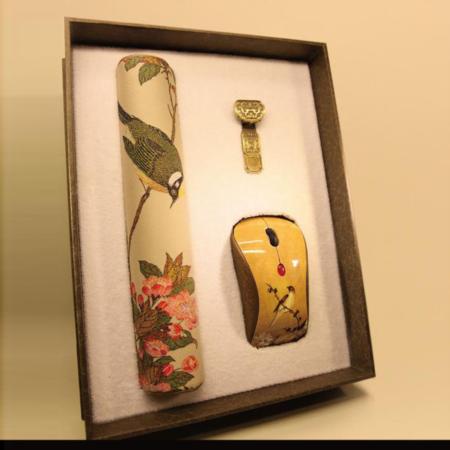 宫廷花鸟办公三件套淘礼巴巴