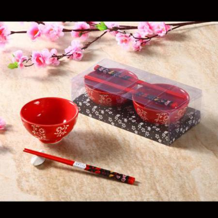 手绘陶瓷碗筷套装淘礼巴巴