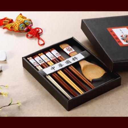 木制筷子套装淘礼巴巴