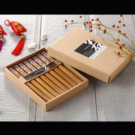 毛竹金品筷子套装淘礼巴巴