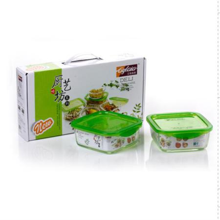 方形饭盒两件套淘礼巴巴