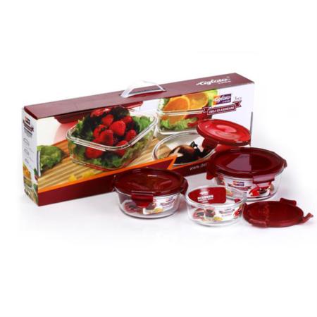 玻璃饭盒套装淘礼巴巴