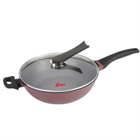 晶彩系列无油烟不粘炒锅淘礼巴巴