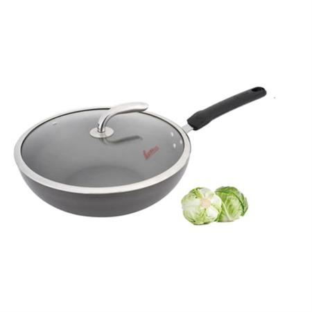 炫彩系列新款无油烟炒锅淘礼巴巴