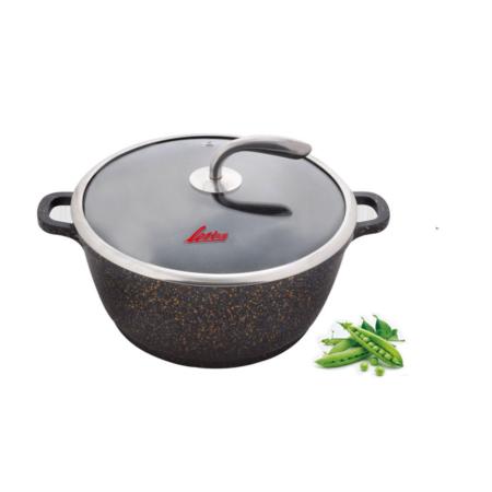 晶彩系列麦饭石不粘汤锅淘礼巴巴