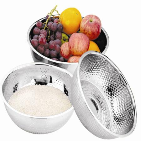 不锈钢厨房礼品中式米筛三件套淘礼巴巴