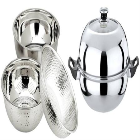 不锈钢厨房礼品厨房四宝锅筛套装淘礼巴巴