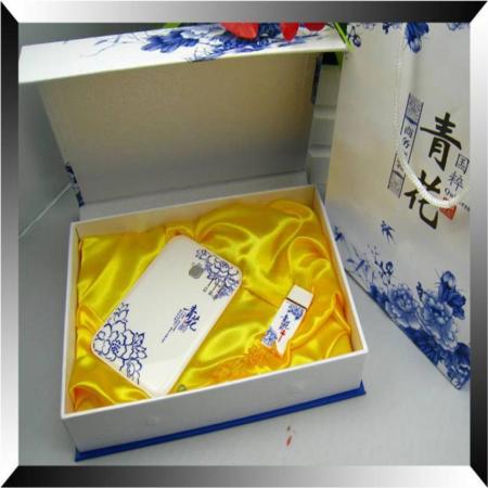 青花商务礼品青花（5000毫安移动电源+4GU盘）2件商务套装淘礼巴巴
