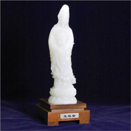 玉石精品玉观音淘礼巴巴