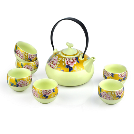 富贵天香美人壶养生茶具(玉)淘礼巴巴