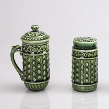 乾坤在握养生套装极品羊脂玉瓷淘礼巴巴