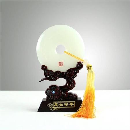 琉璃白玉系列平安如意平安扣BF008淘礼巴巴