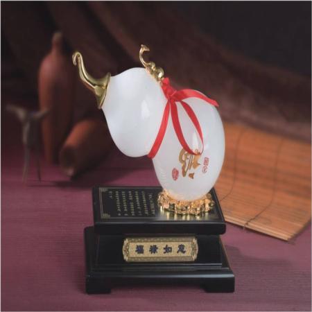 琉璃白玉系列福禄如意 BF0011淘礼巴巴