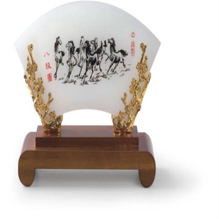 琉璃白玉系列琉璃玉屏风淘礼巴巴