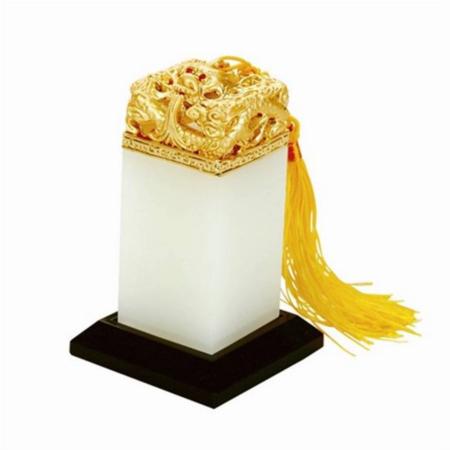 琉璃白玉系列龙之韵 BF0015淘礼巴巴