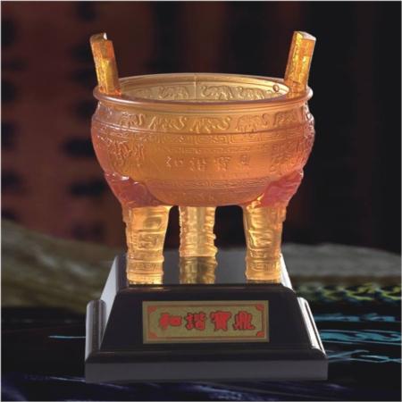 琉璃白玉系列和谐宝鼎BF0021淘礼巴巴