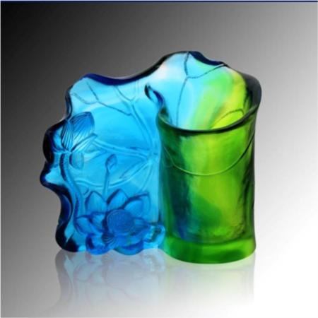 琉璃白玉系列和谐笔筒淘礼巴巴