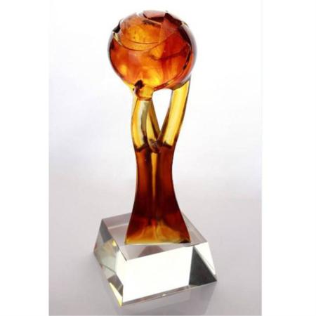 古法琉璃奖杯经济人物奖淘礼巴巴