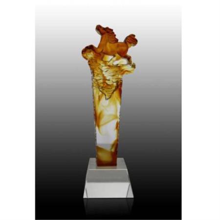 古法琉璃奖杯飞马奖杯淘礼巴巴