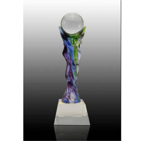 古法琉璃奖杯三人奖杯淘礼巴巴