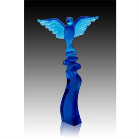 古法琉璃奖杯和平鸽子奖杯淘礼巴巴