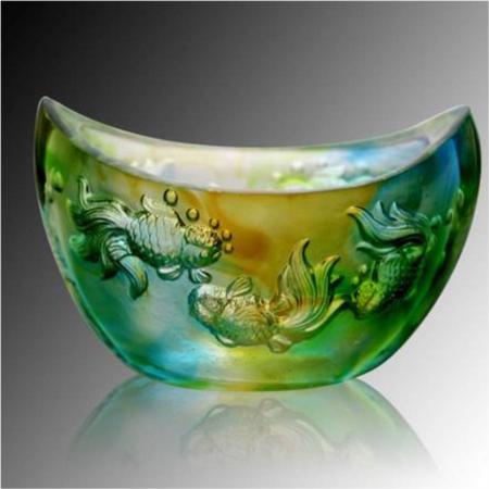 琉璃聚宝盆系列金鱼缸淘礼巴巴