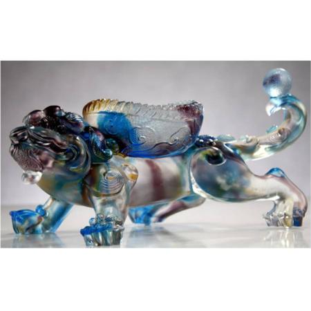 琉璃聚宝盆系列螭虎淘礼巴巴