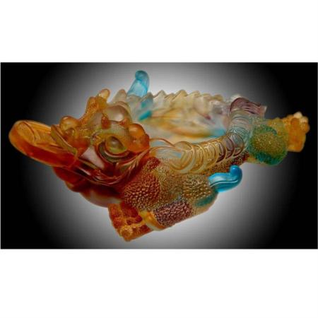 琉璃聚宝盆系列金色年华平顶淘礼巴巴