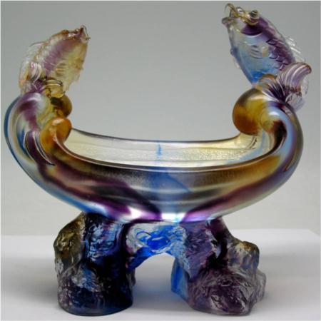 琉璃聚宝盆系列金色年华平顶淘礼巴巴