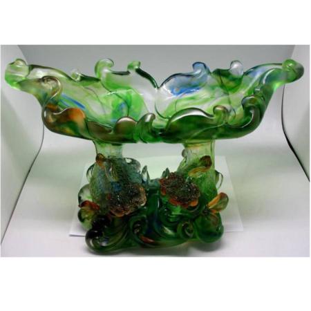 琉璃聚宝盆系列金色年华平顶淘礼巴巴