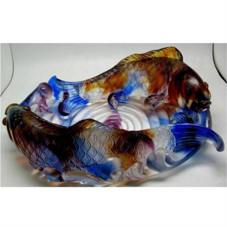 琉璃聚宝盆系列金色年华平顶淘礼巴巴