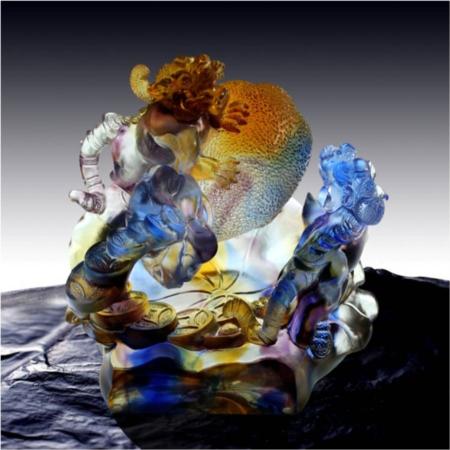 琉璃聚宝盆系列家财万贯淘礼巴巴